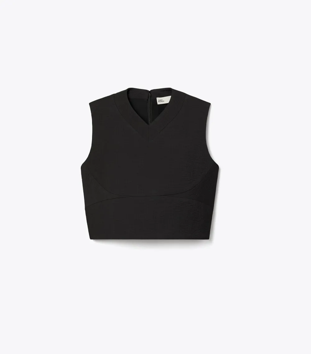 Cropped Cotton Top