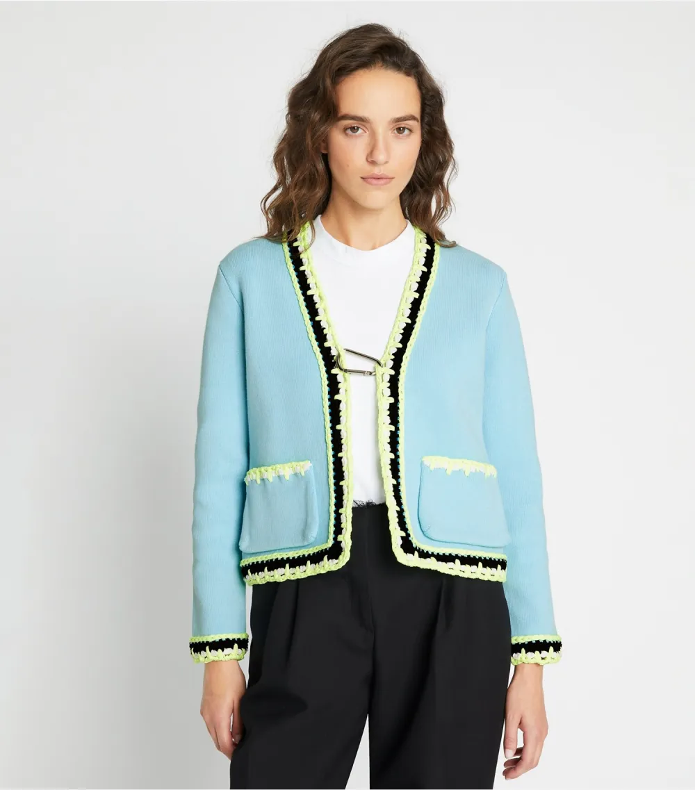 Tech Knit Viscose Cardigan