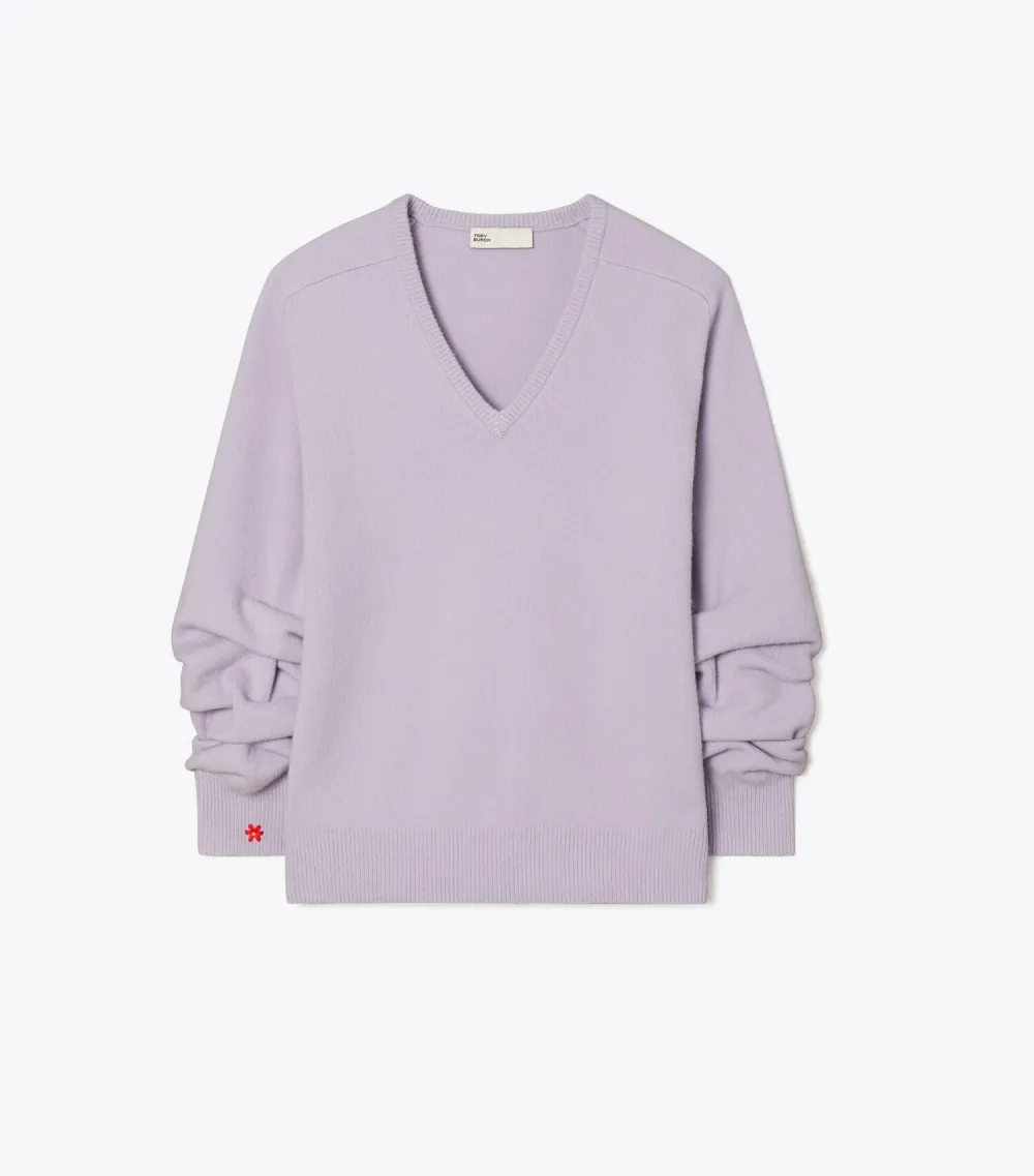 Wool V-Neck Sweater