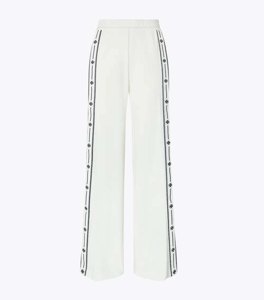 Embroidered Logo Nylon Track Pant