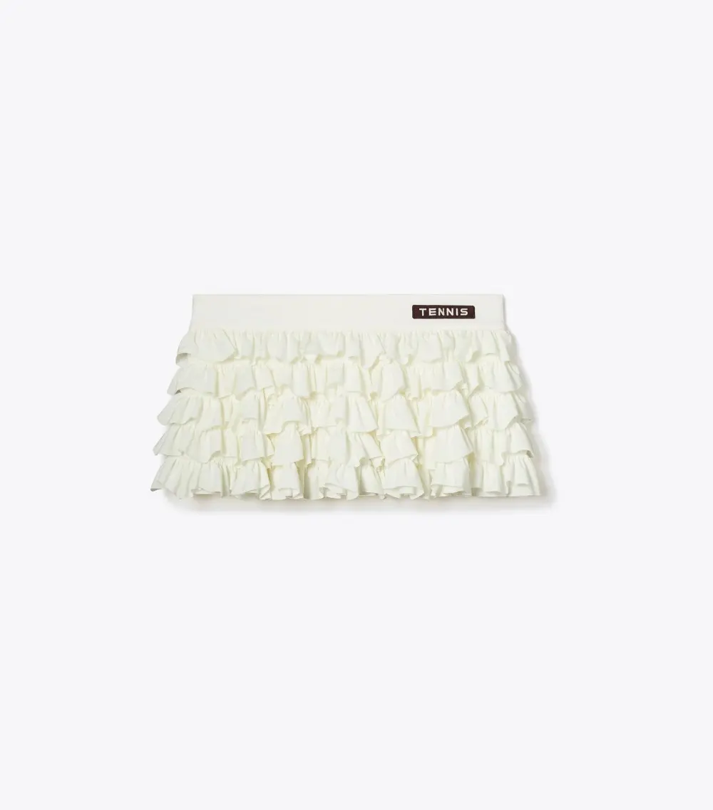 Stretch Mini Tennis Skirt