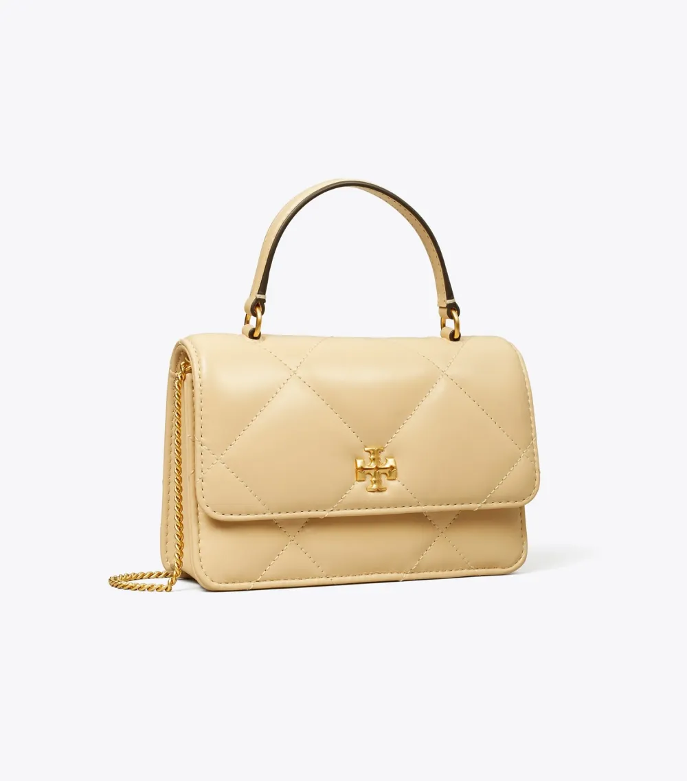 Mini Kira Diamond Quilt Top-Handle Crossbody