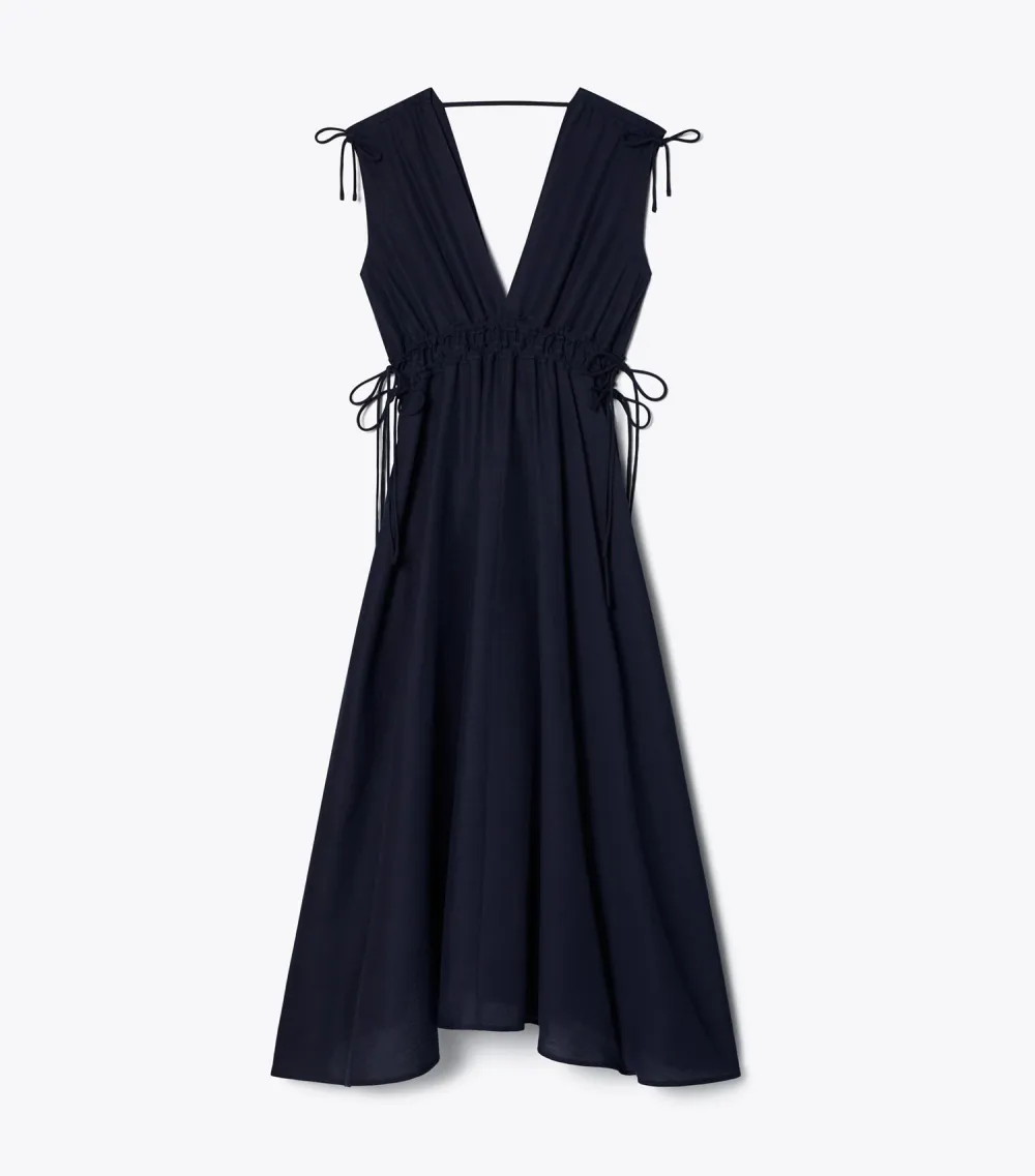 Sleeveless Smocked Dress
