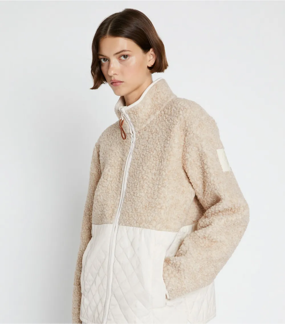 Fleece Quilted Jacket