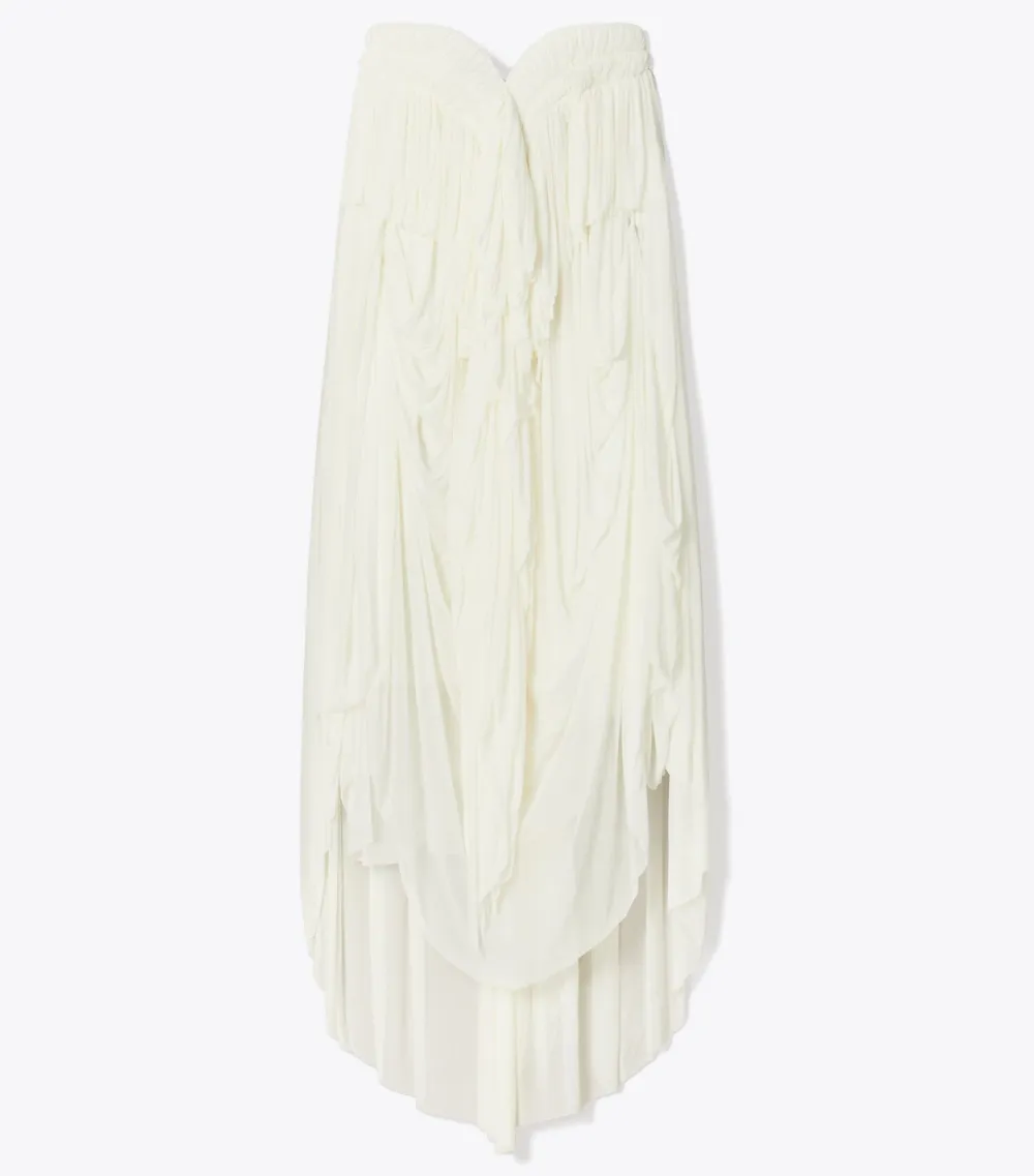 Draped Jersey Skirt