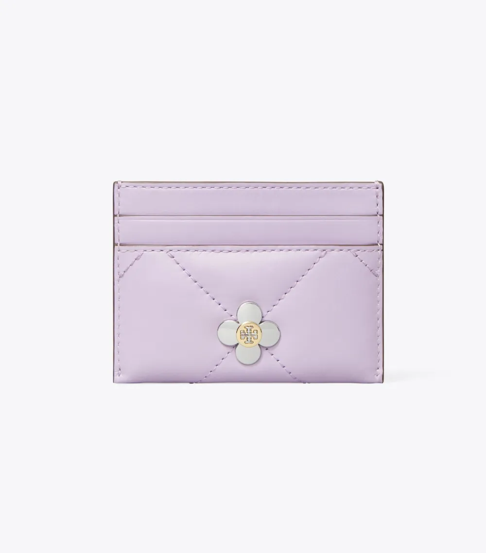 Kira Diamond Quilt Clover Card Case