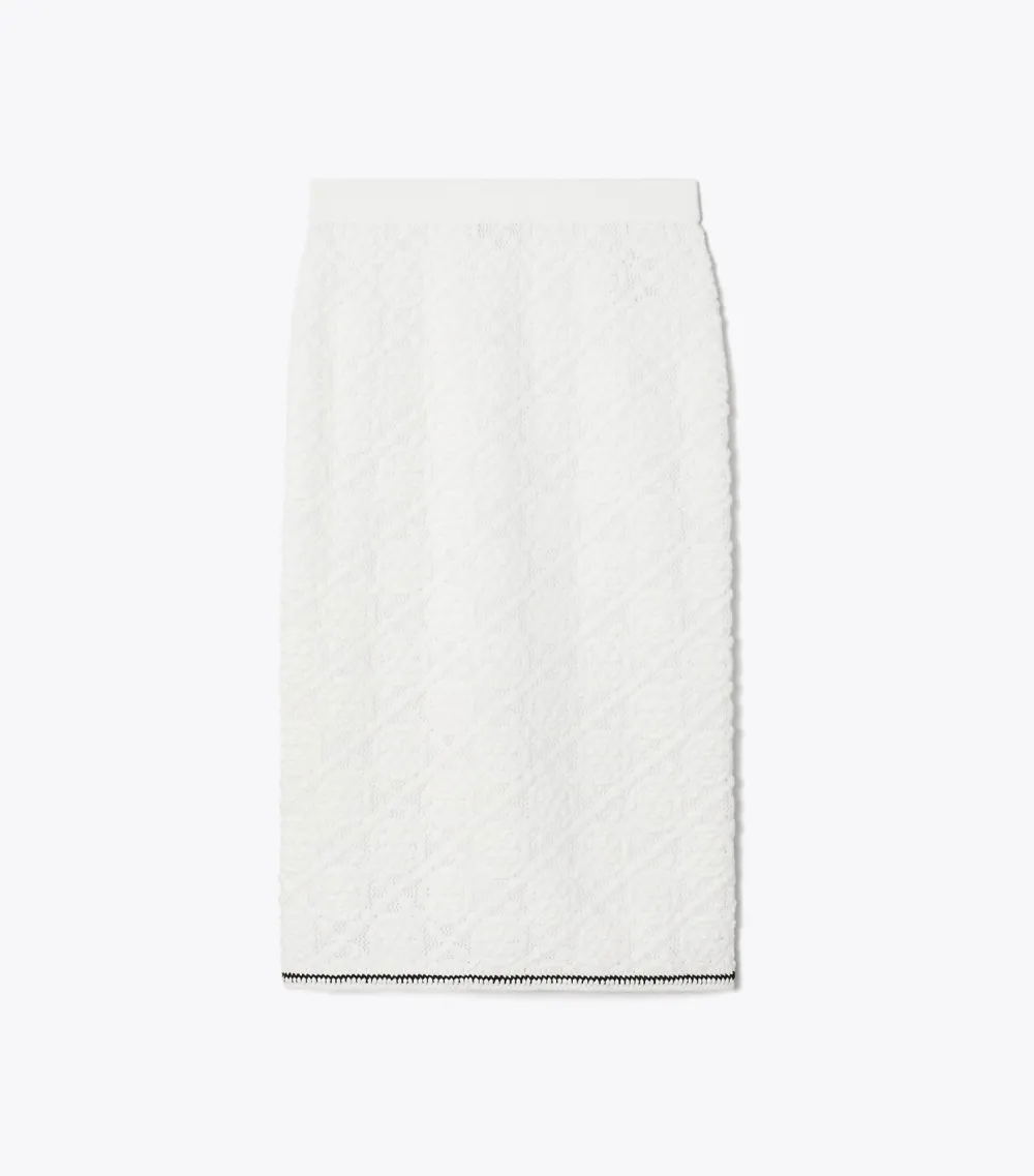 Logo Lace Skirt