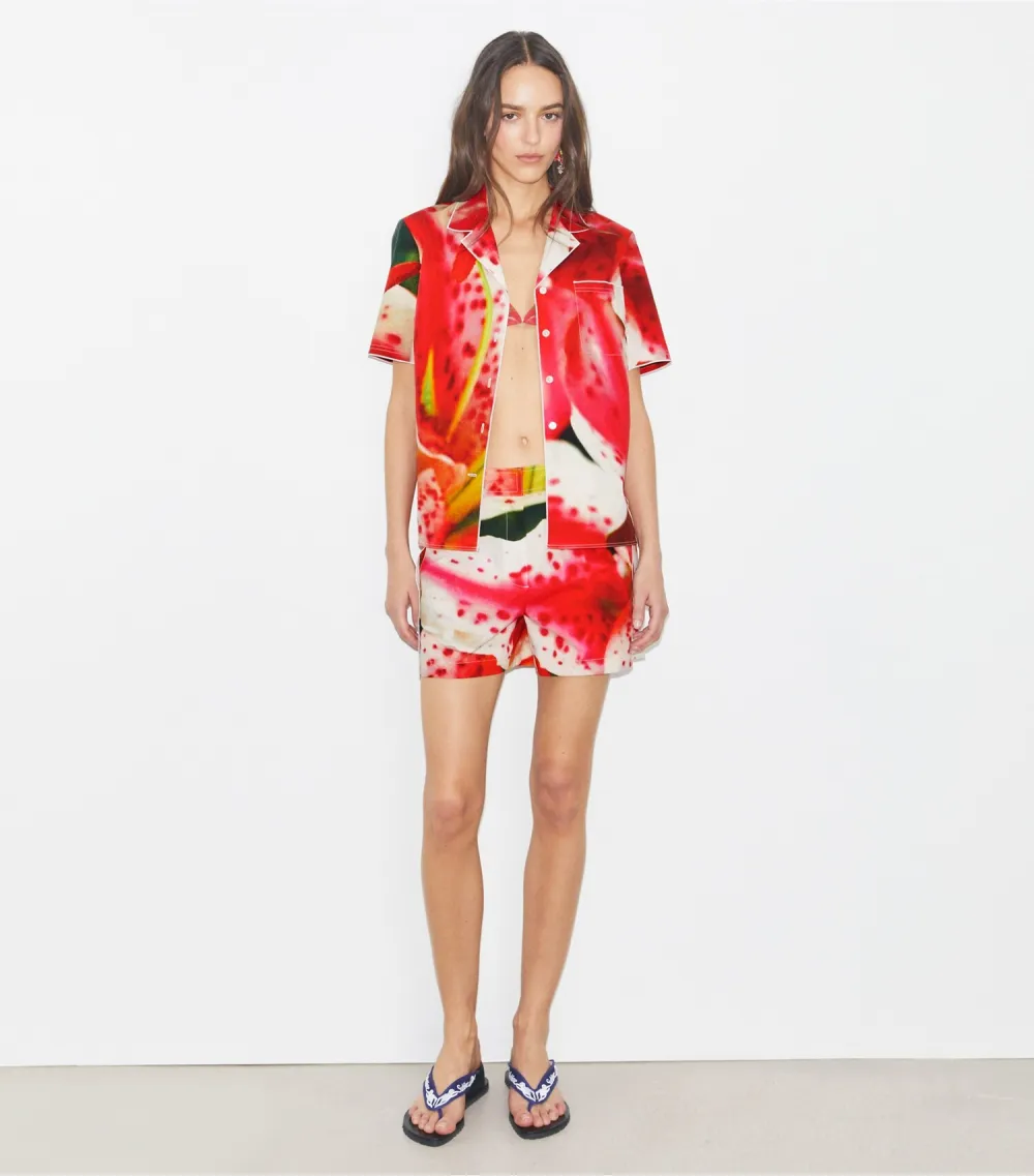 Twill Camp Short