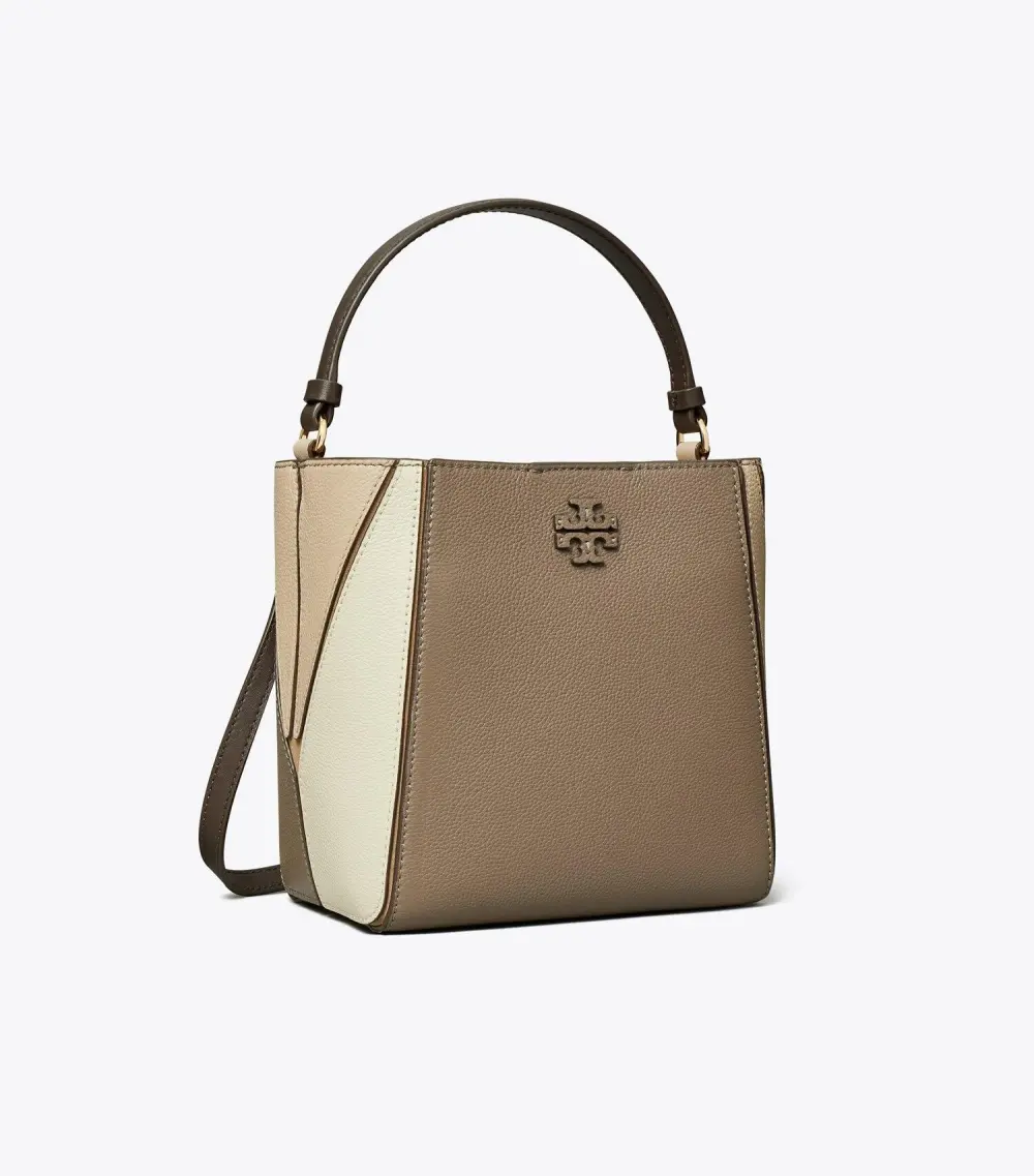 Small McGraw Colorblock Bucket Bag