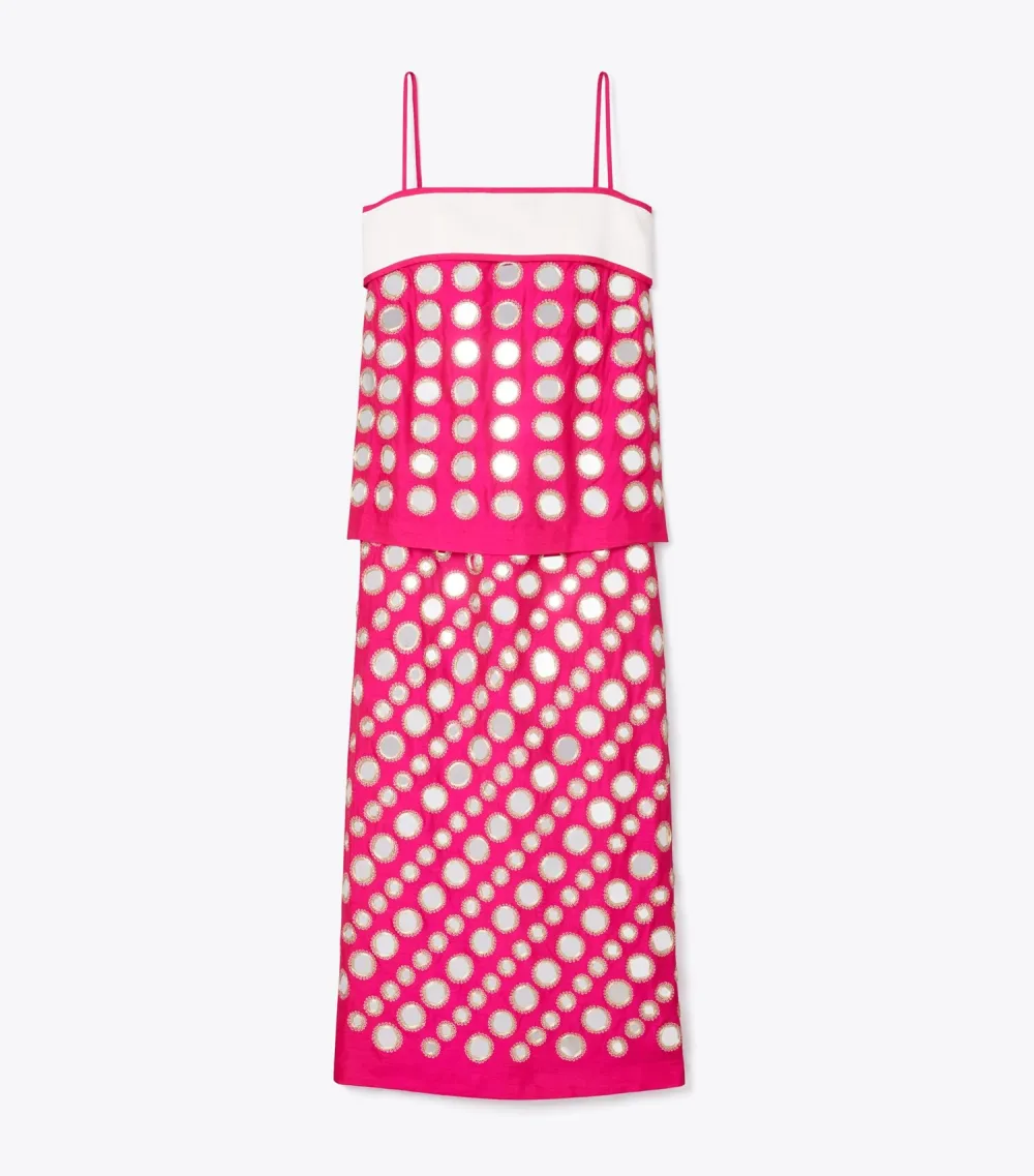 Layered Hand-Done Mirrorwork Dress
