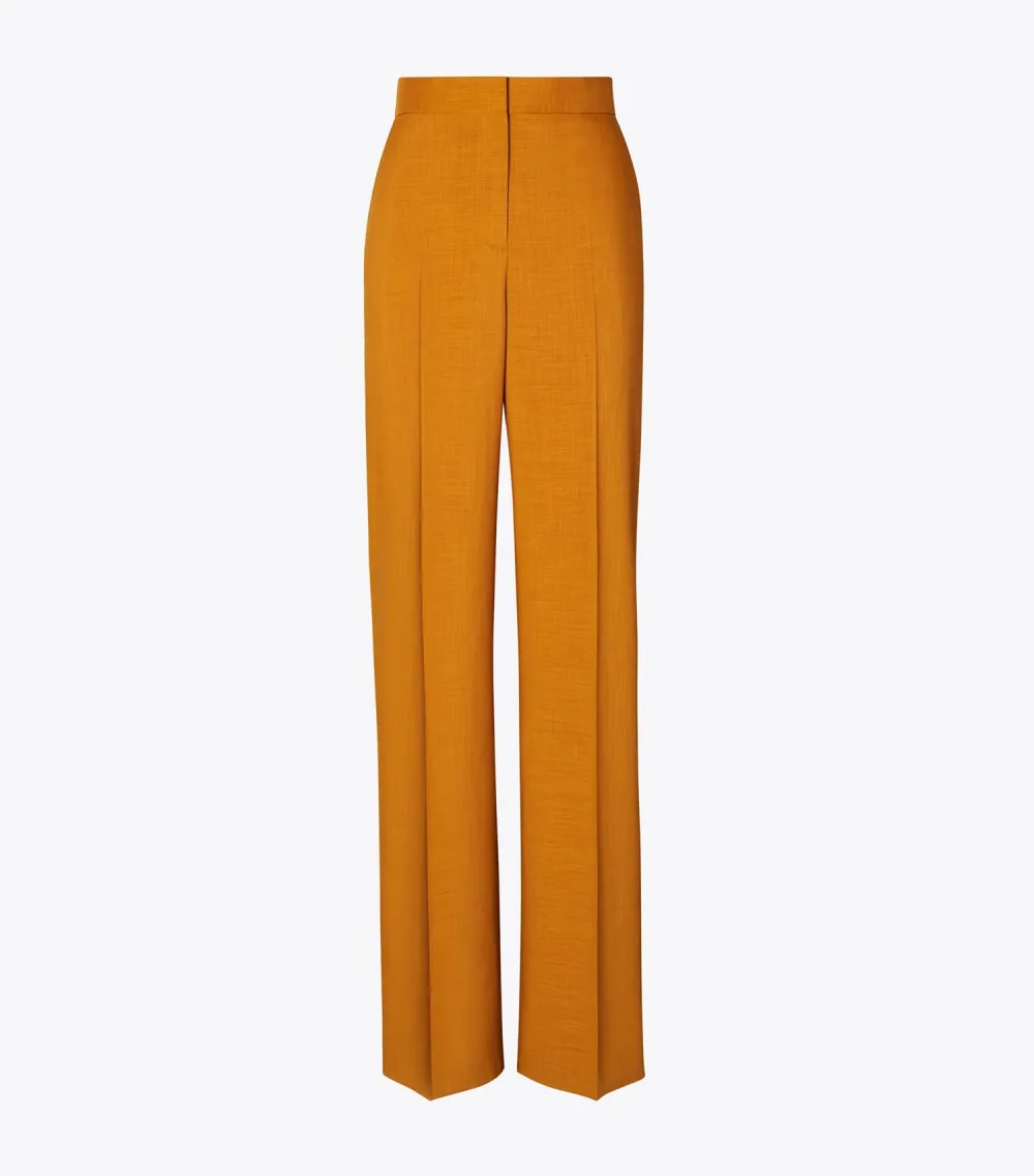 Tailored Drapey Mélange Pant