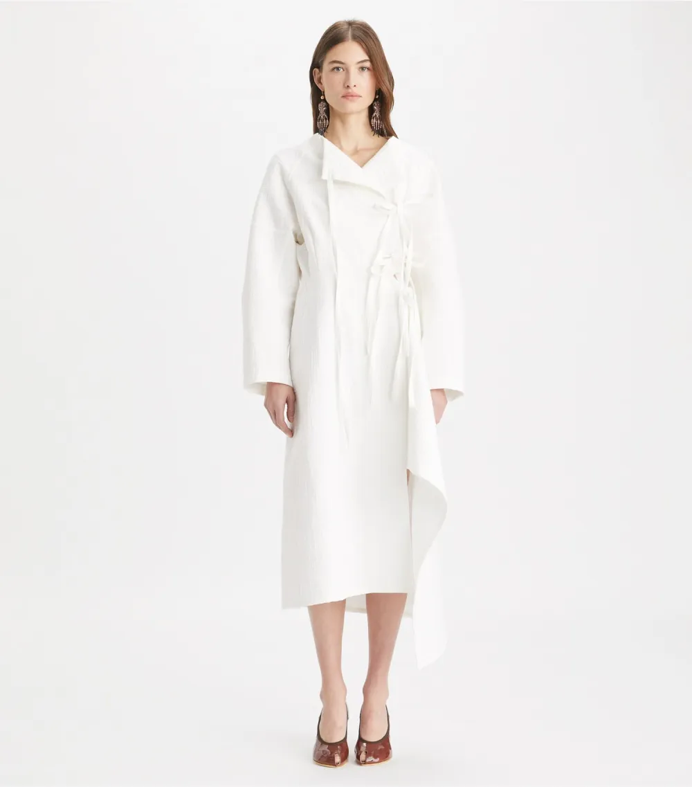 Cotton Wrap Dress