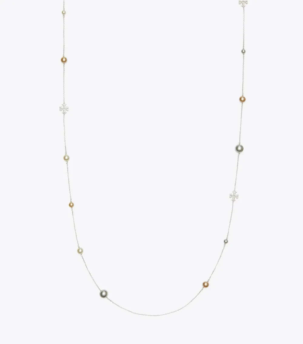 Kira Pearl Delicate Long Necklace
