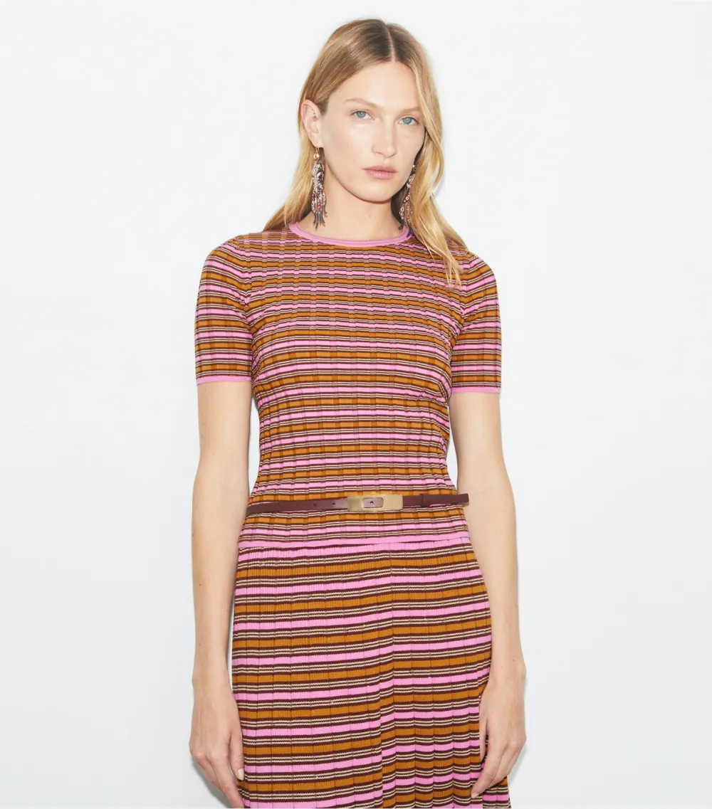 Striped Cotton Sweater