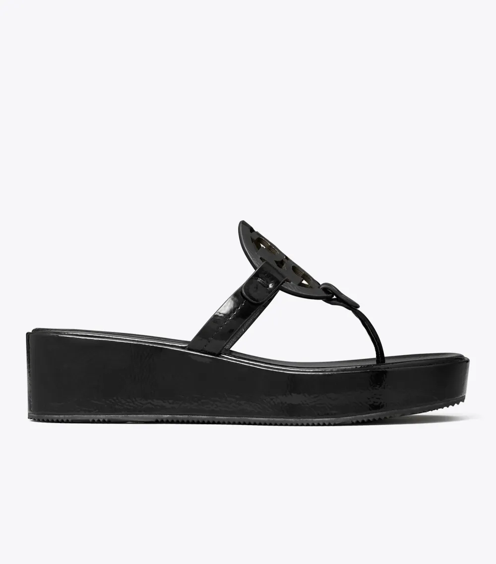 Miller Patent Wedge Sandal