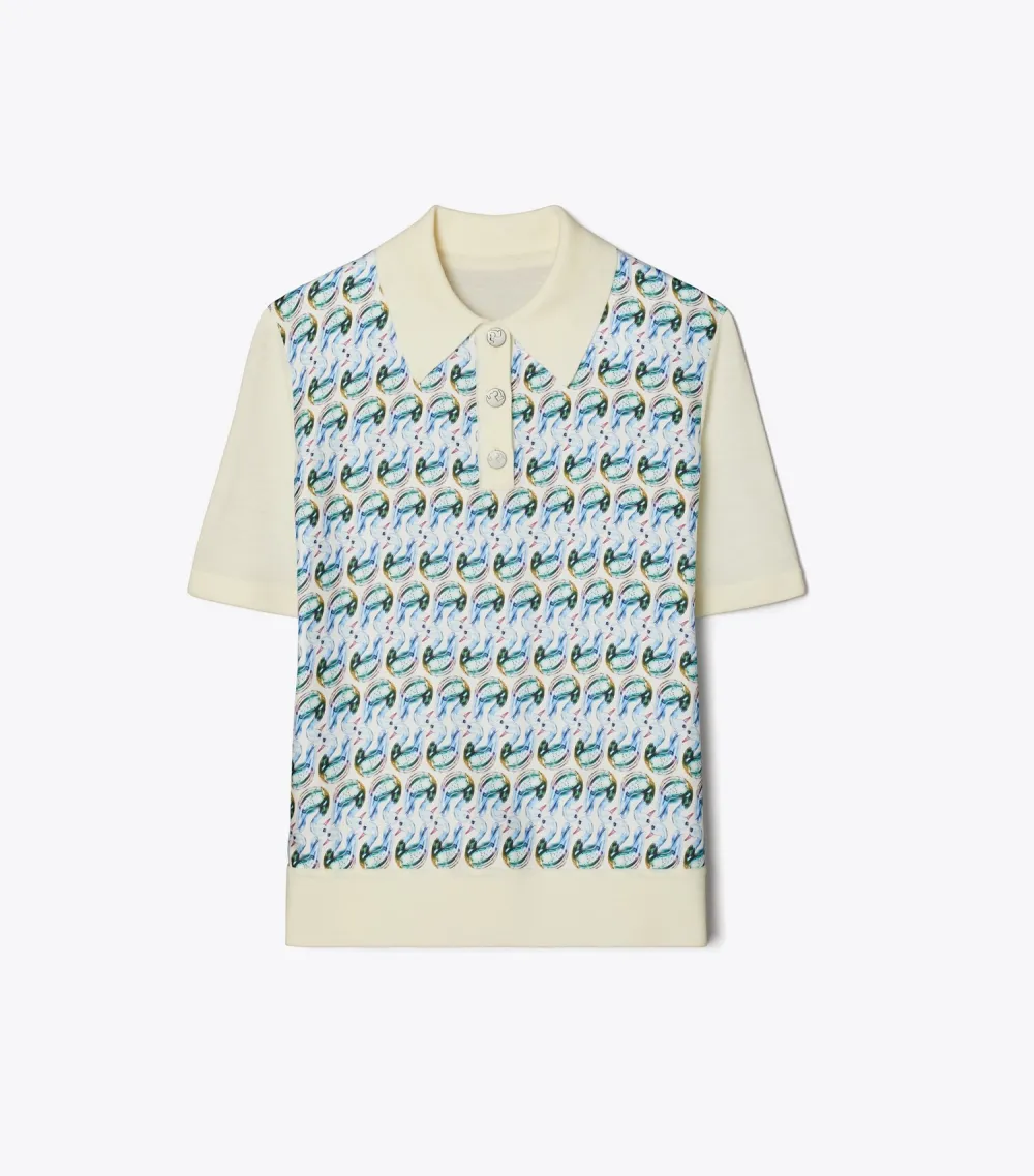Silk-Front Polo