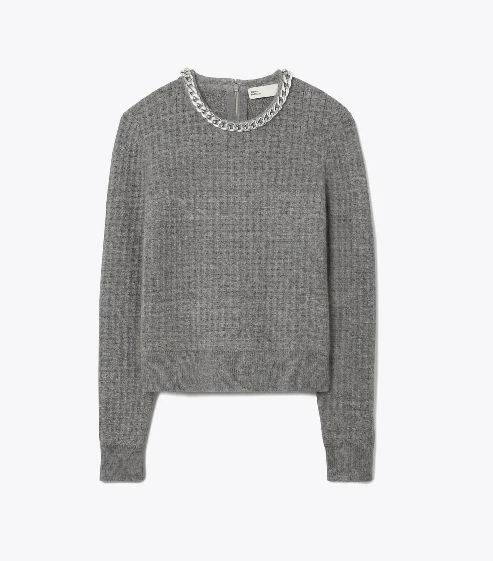 Chain Crewneck Pullover