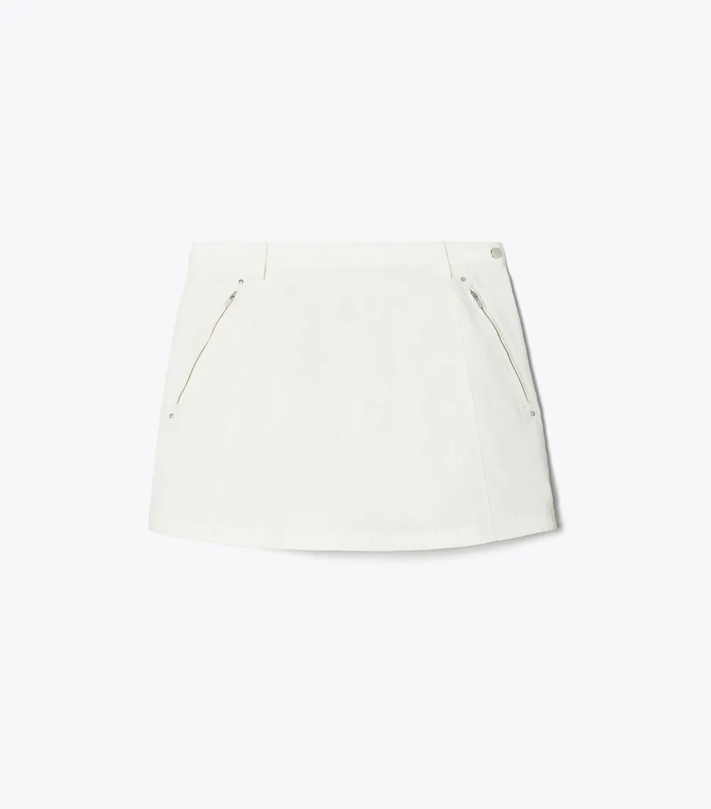 Nylon Twill Skirt