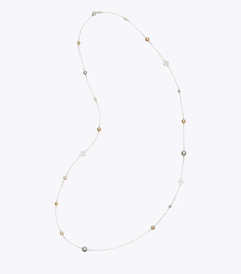 Kira Pearl Delicate Long Necklace