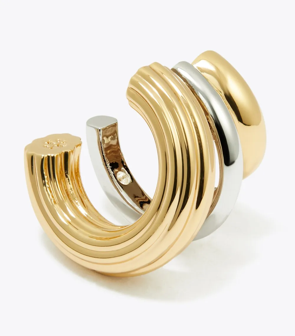 Triple Hoop Earring