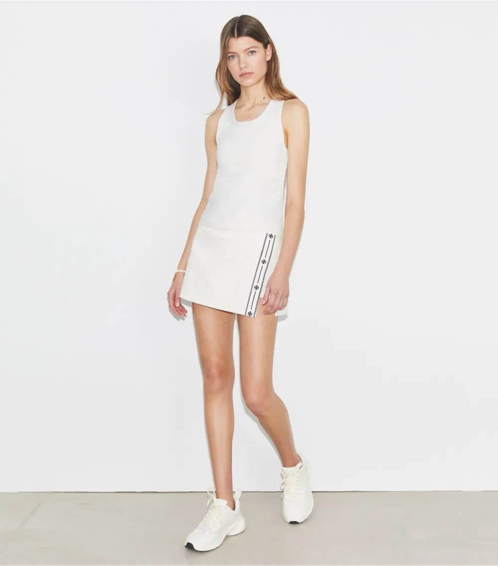 Twill Knit Tennis Skirt