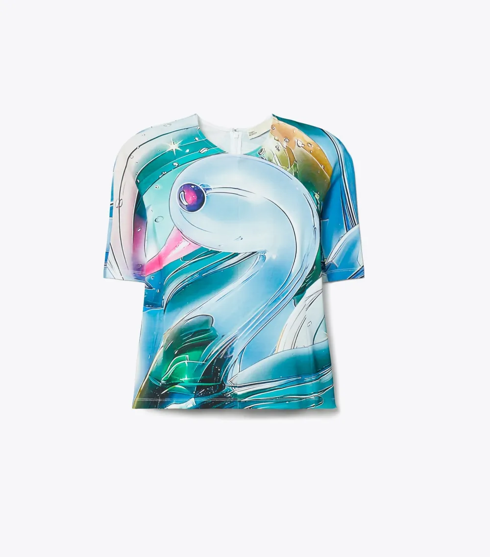 Printed Cotton T-Shirt
