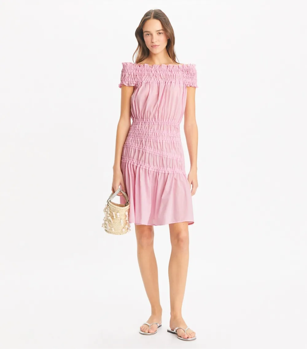 Smocked Cotton Dress