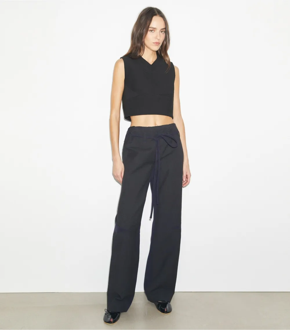 Cropped Cotton Top