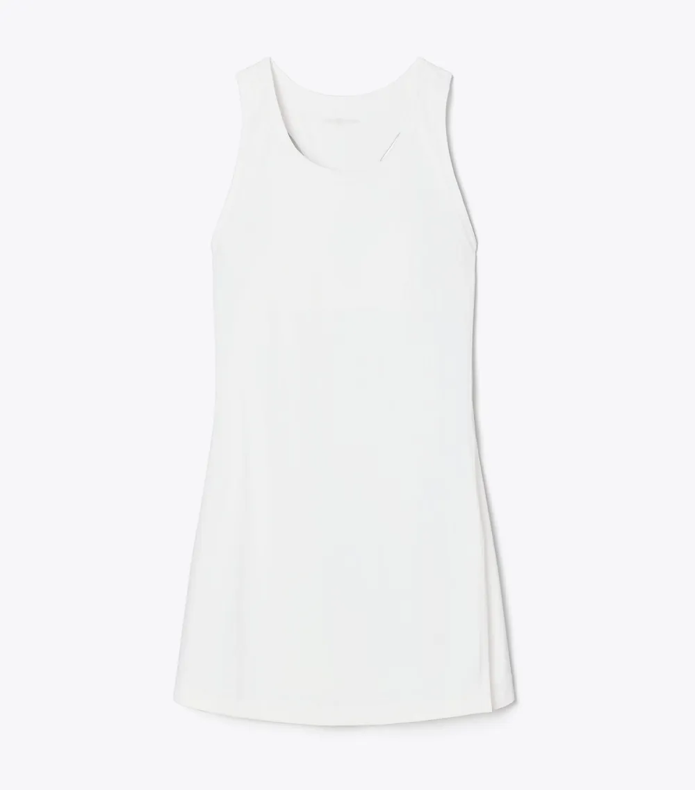 Performance Jersey Side-Slit Tennis Dress