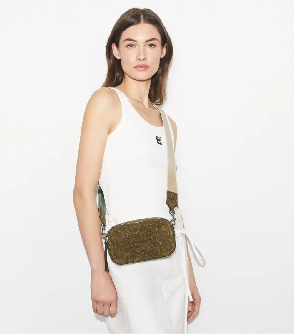 Mini Miller Shaggy Suede Crossbody Bag