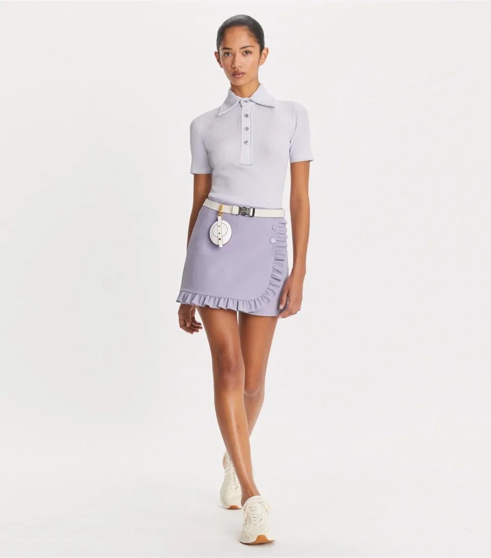 Ruffle Stretch Golf Skirt