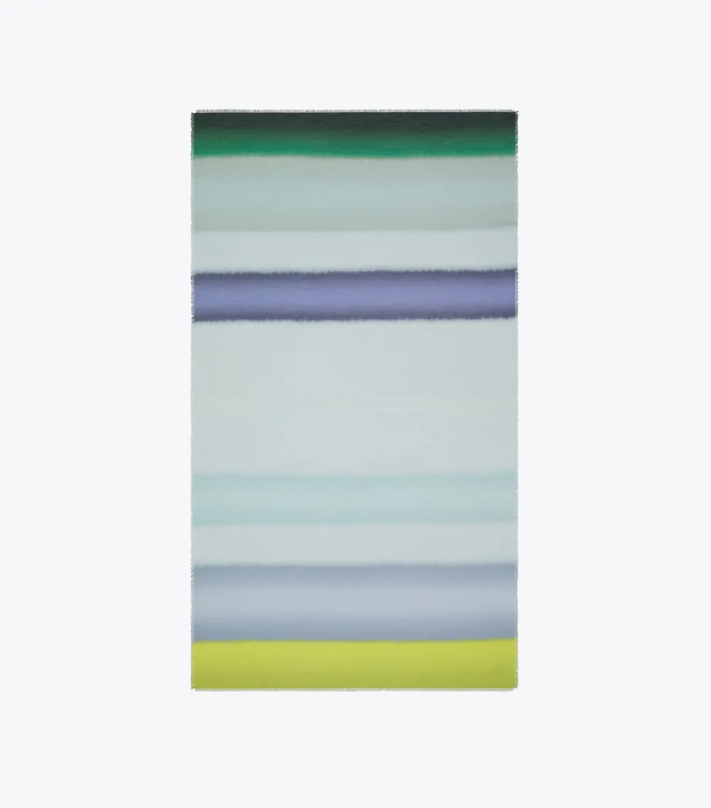 Striped Oblong Scarf