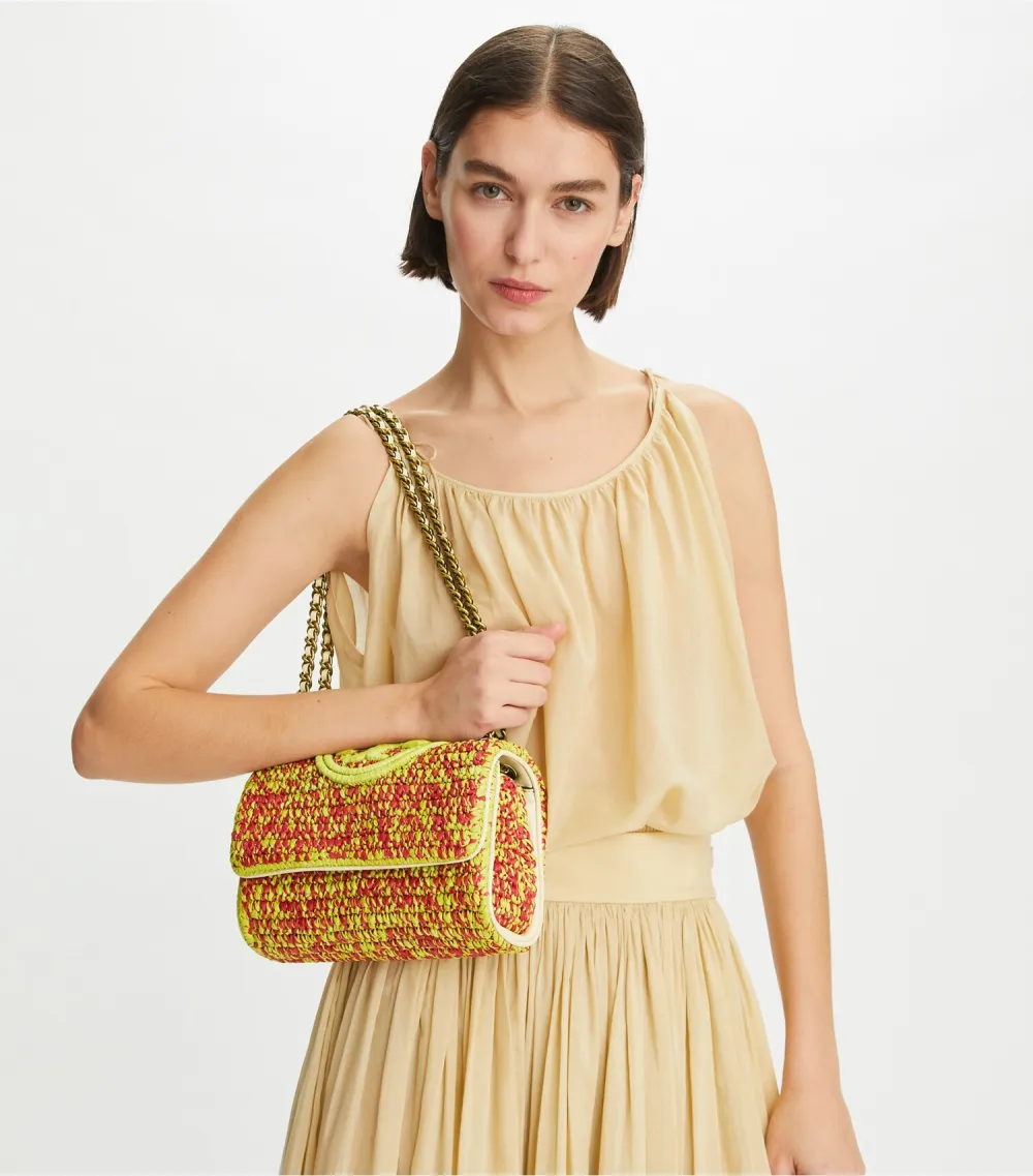 Small Fleming Soft Crochet Convertible Shoulder Bag