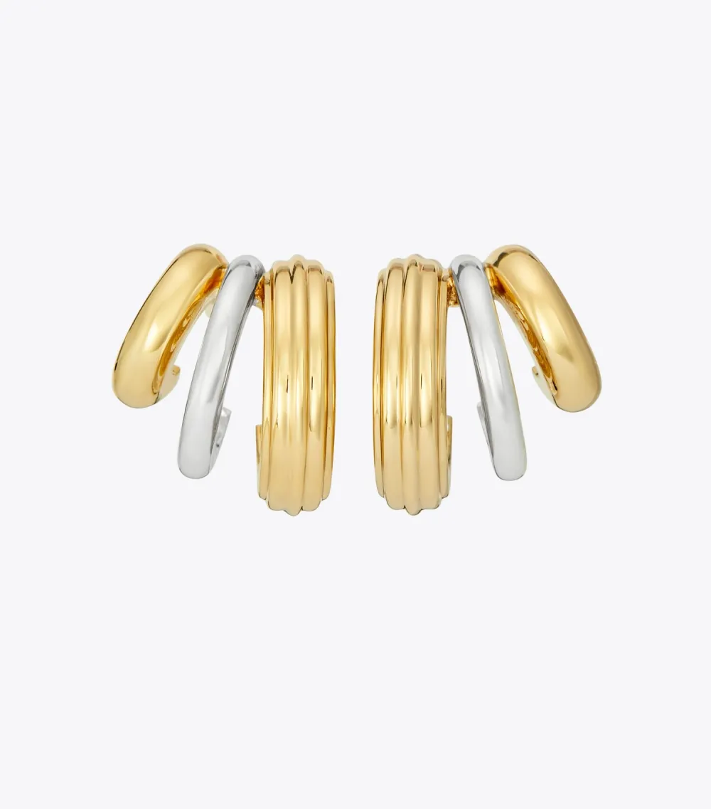 Triple Hoop Earring