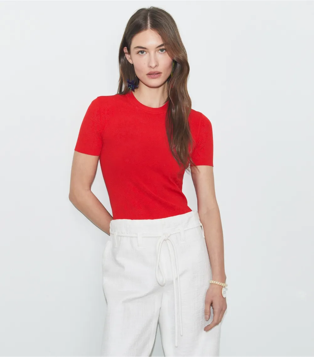 T Monogram Jacquard Sweater