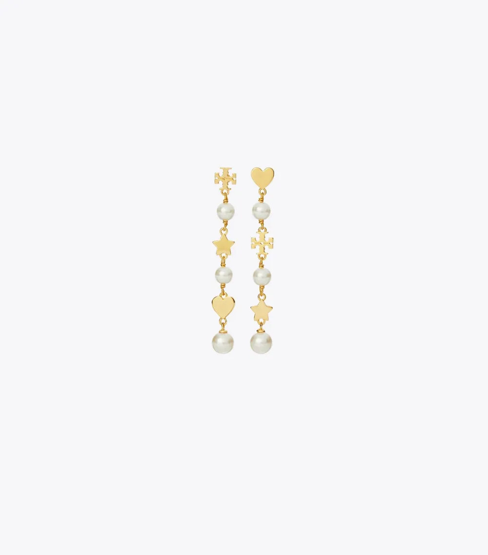 Kira Linear Pearl Earring