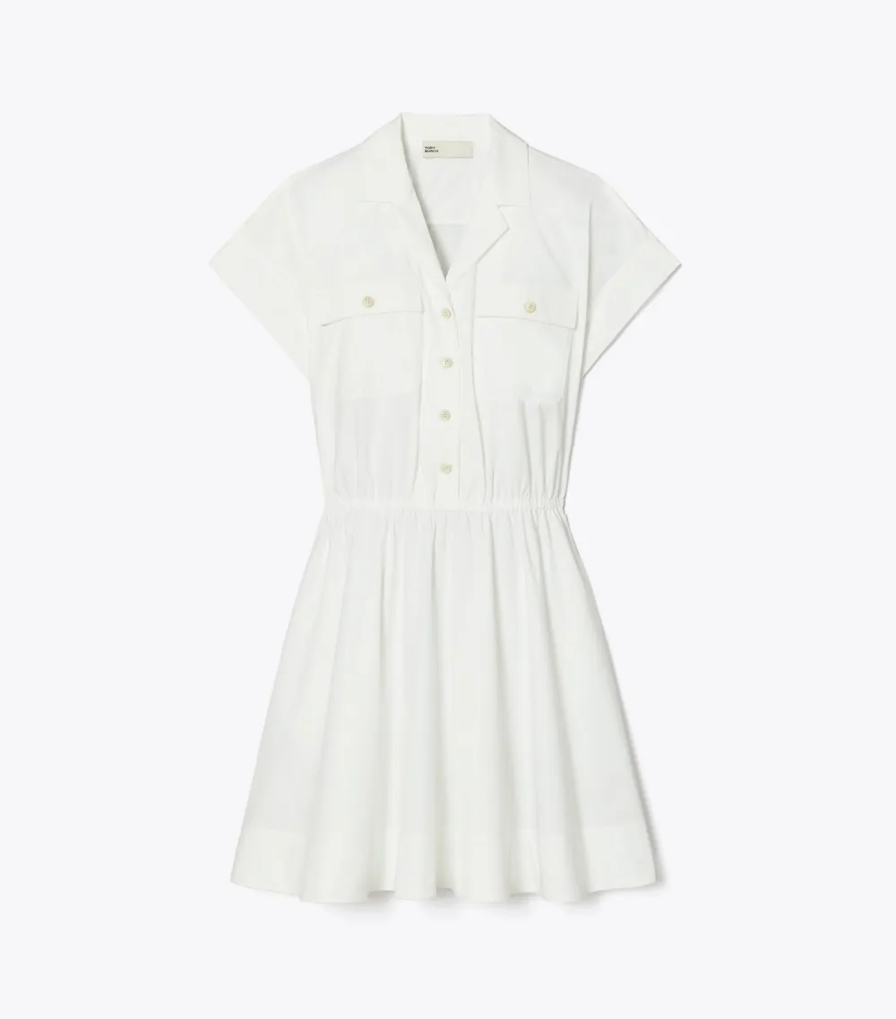 Cotton Poplin Shirtdress