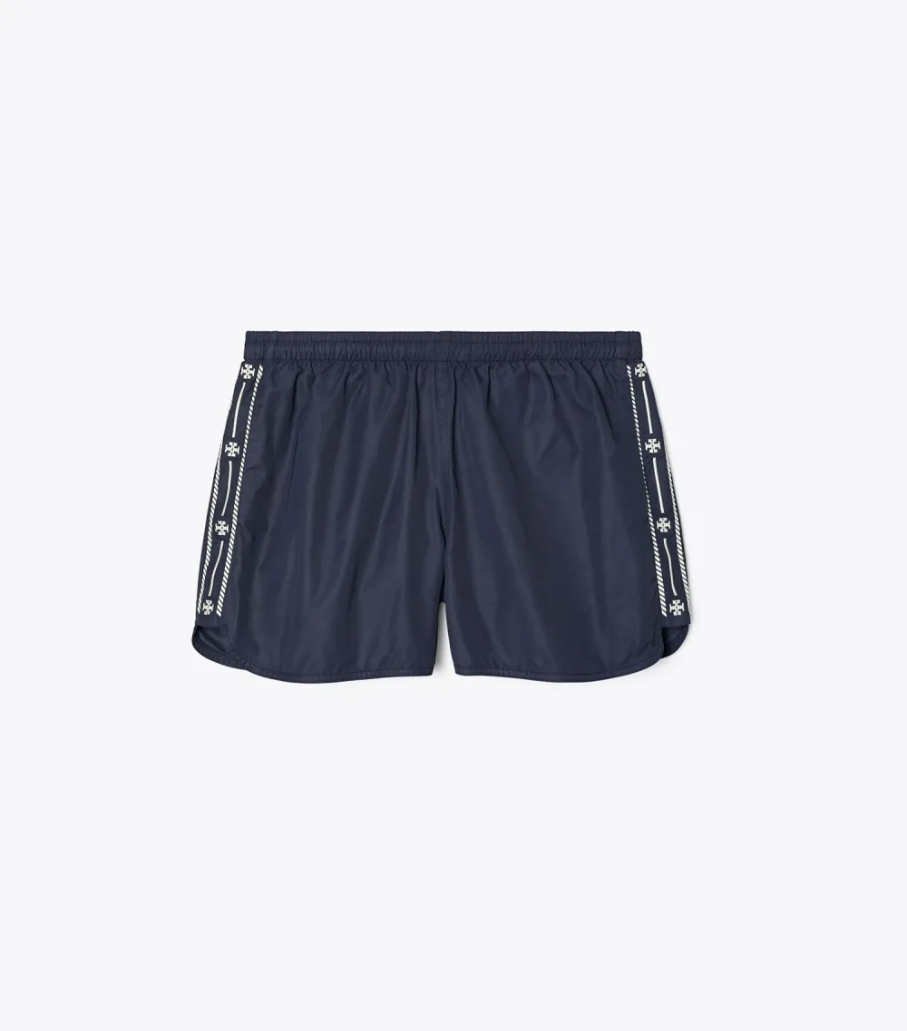 Embroidered Logo Nylon Short