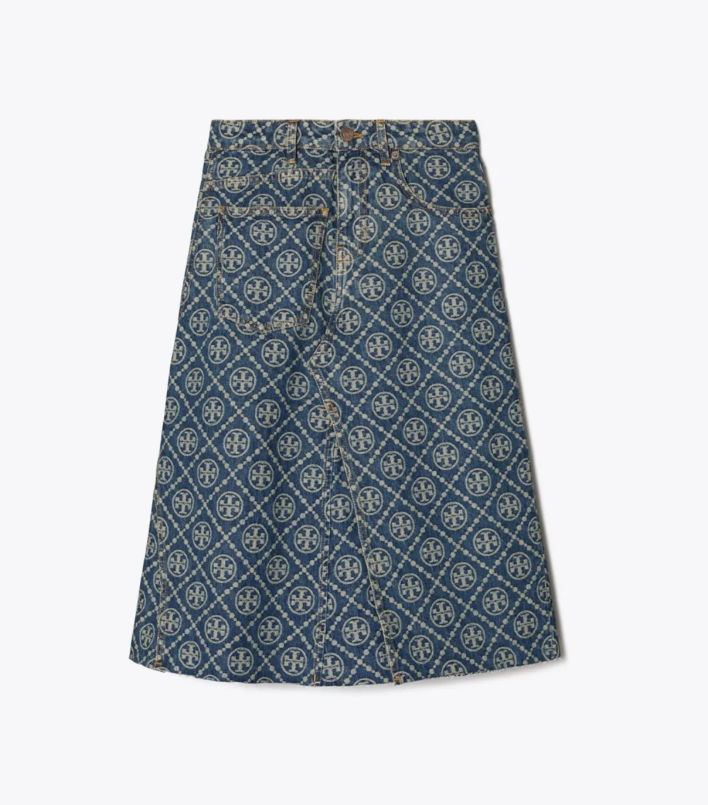 Deconstructed Denim Skirt