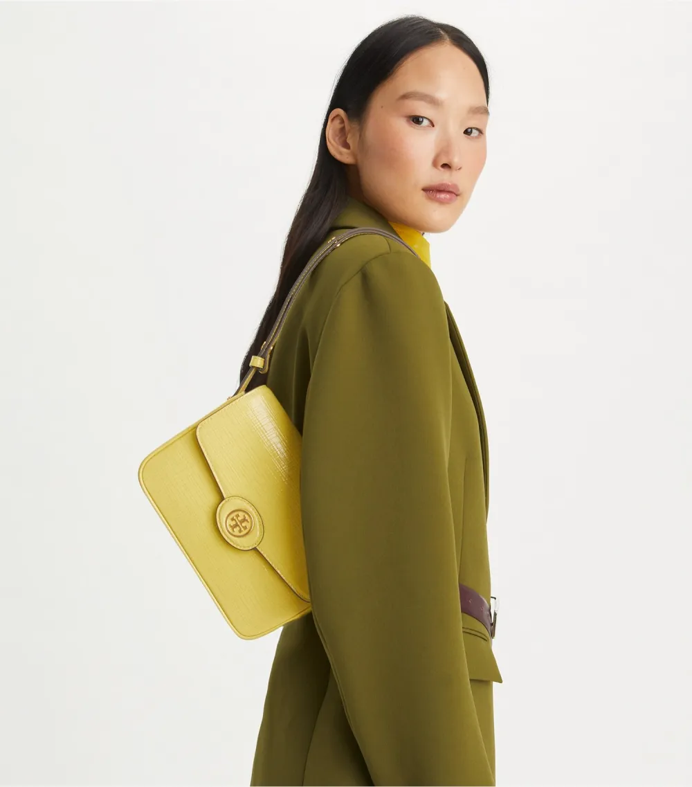 Robinson Crosshatched Convertible Shoulder Bag