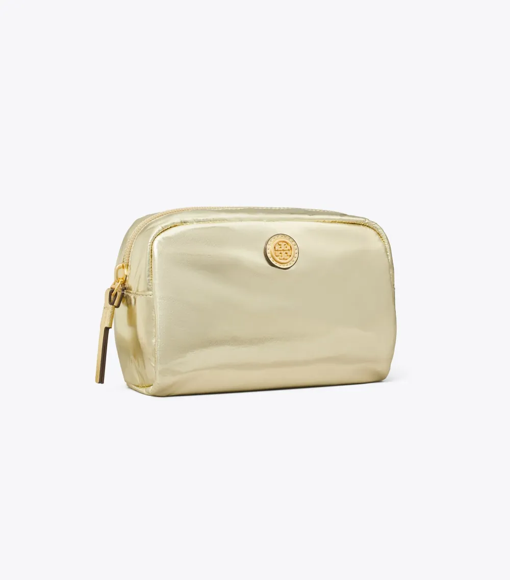 Virginia Metallic Curved Cosmetic Case