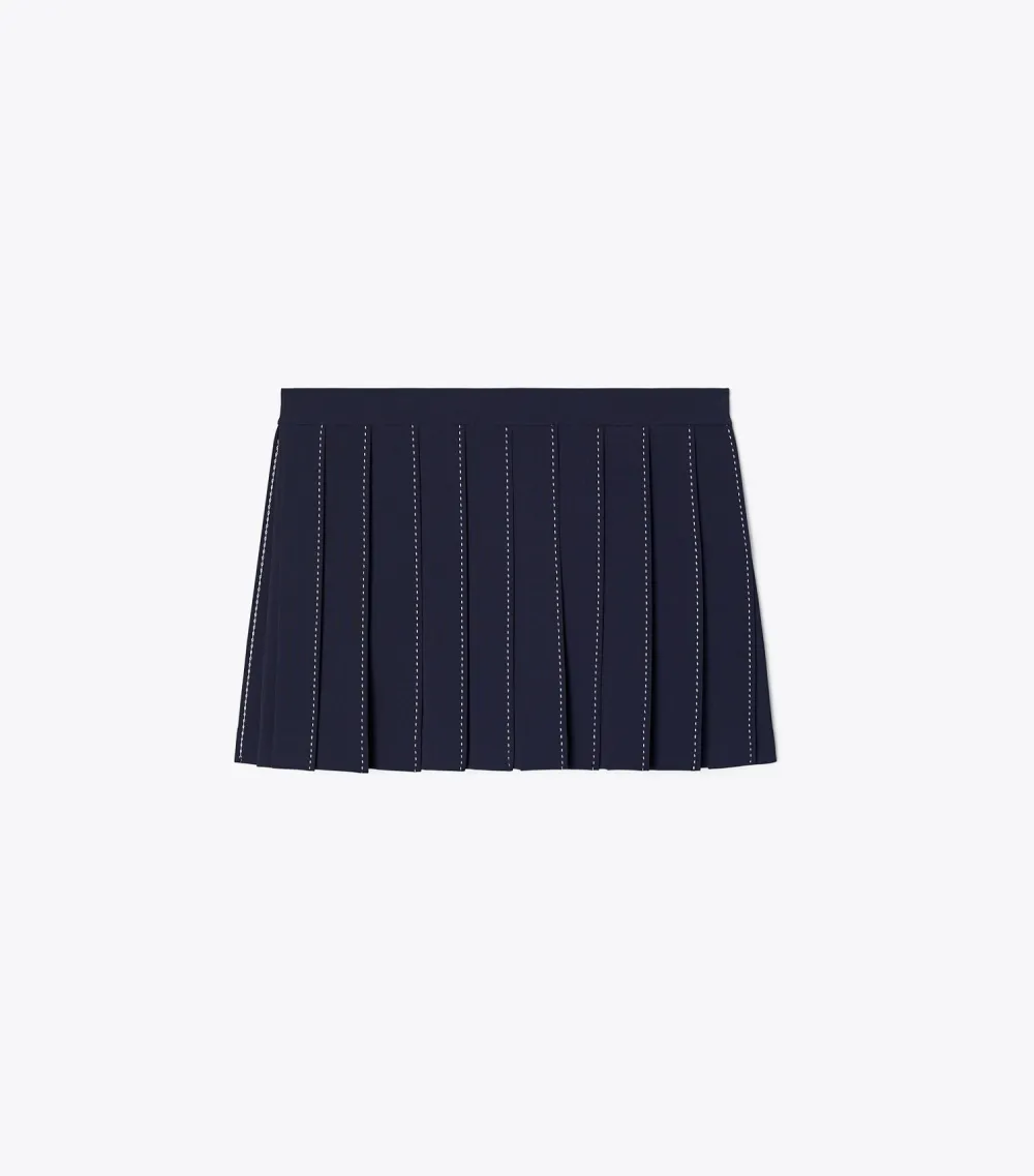 Pickstitch Pleated Skirt