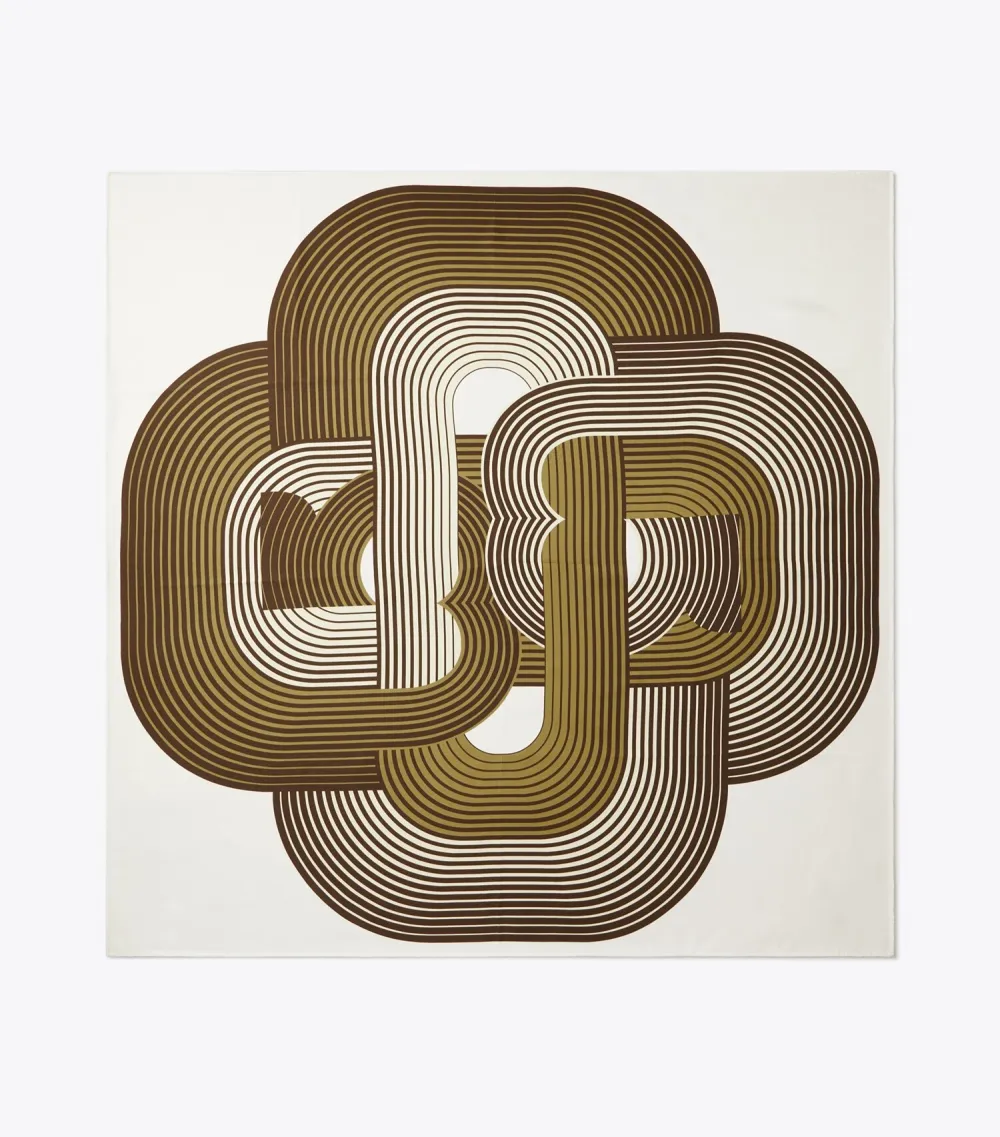 Infinite T Silk Square Scarf