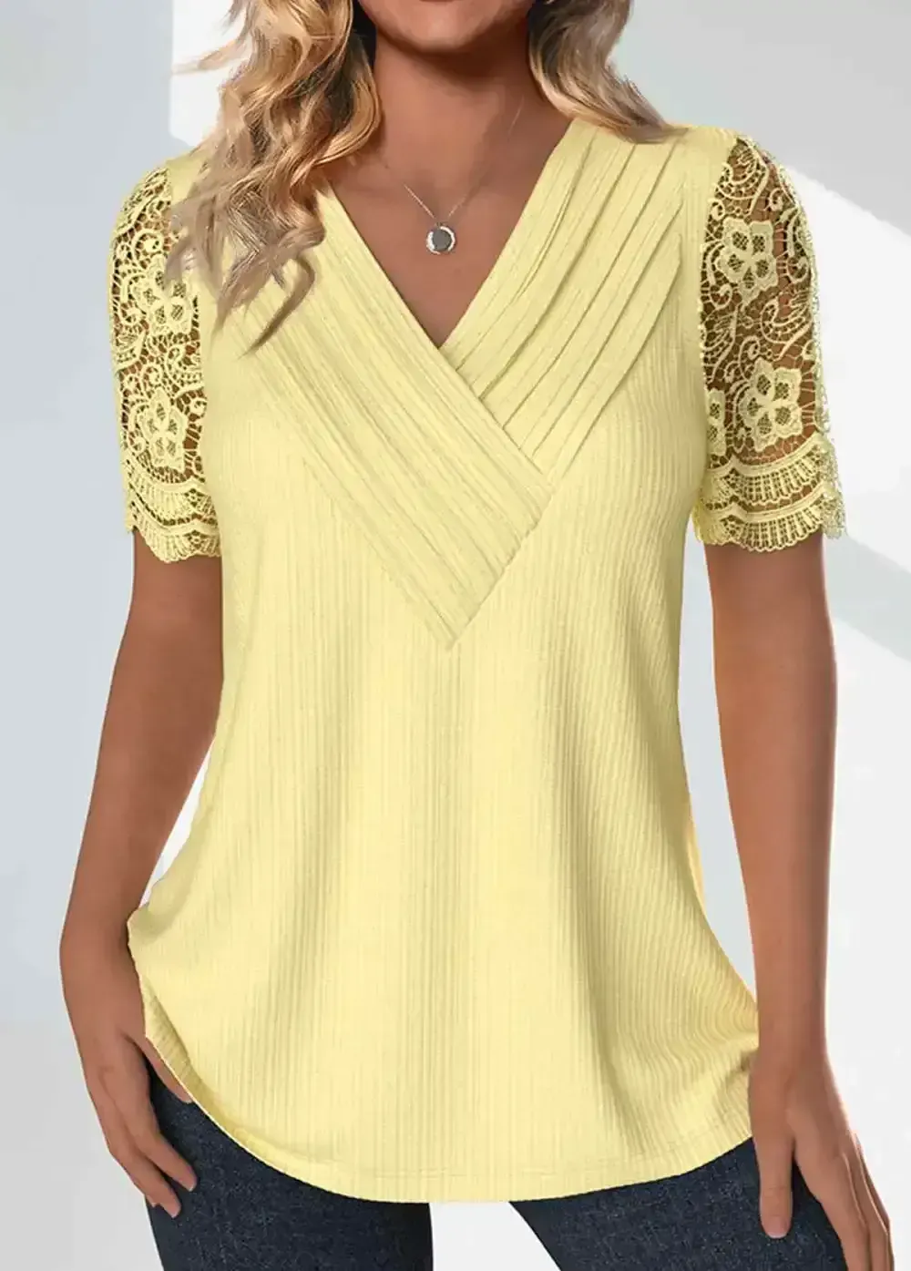 Light Yellow T Shirt