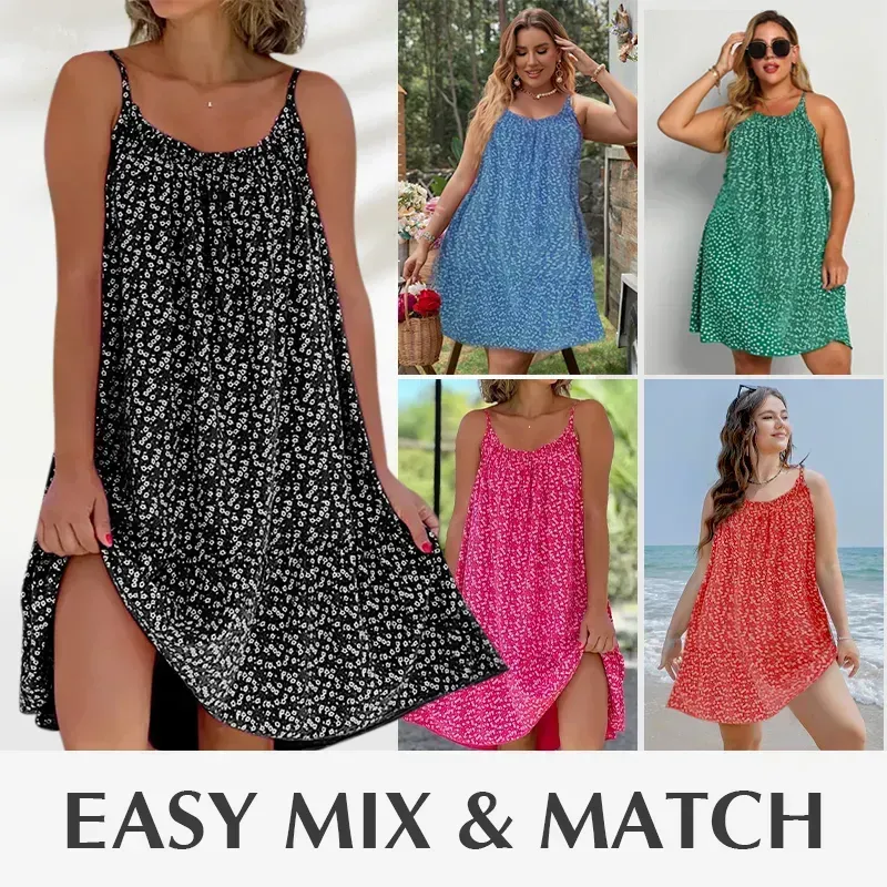 🔥2023 Hot sale🔥Floral Printed Camisole Dress
