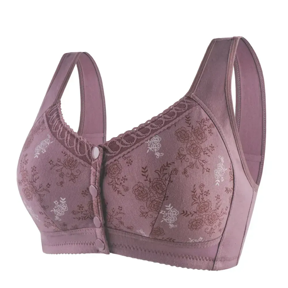 🔥Buy 1 Get 3(3packs)🔥 Mama Cotton Front Closure Bra-FREE SHIPPING