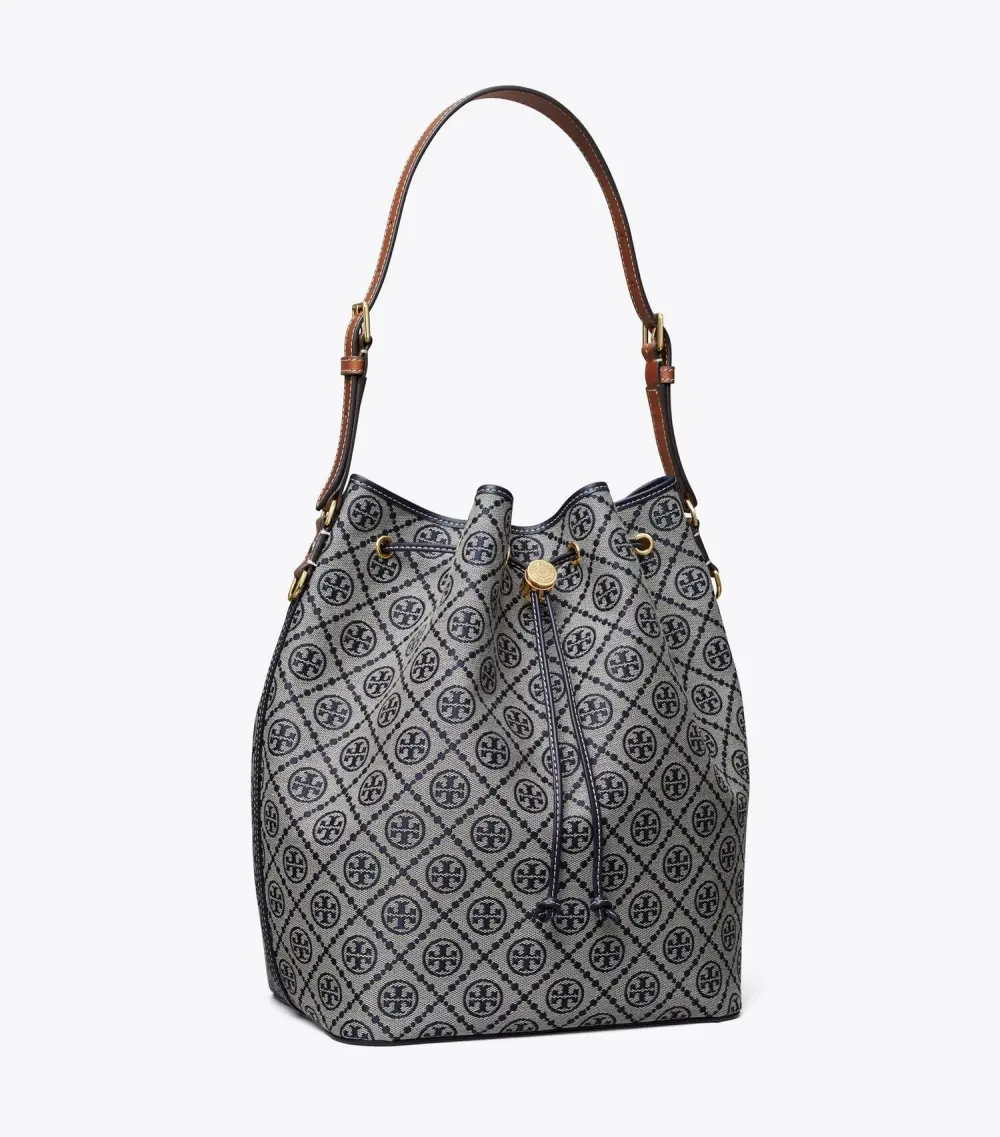 T Monogram Oversized Bucket Bag