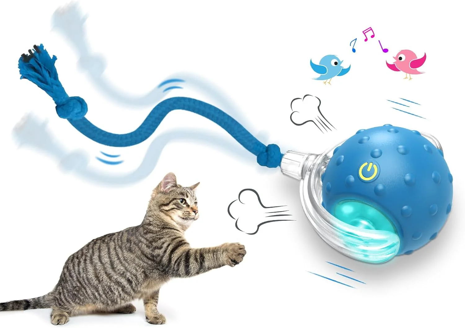 Interactive Rechargeable Cat Toy