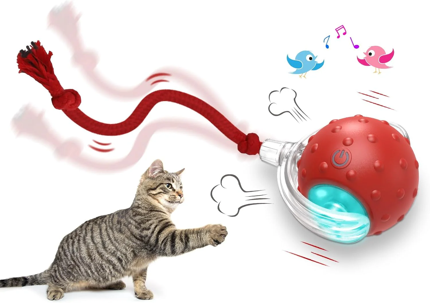 Interactive Rechargeable Cat Toy