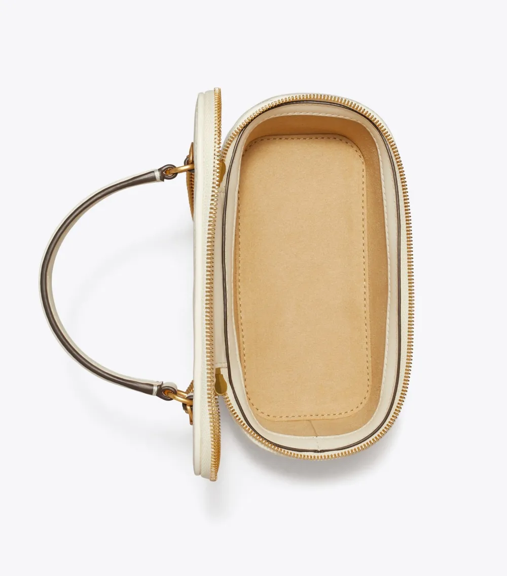 Kira Diamond Quilt Vanity Case